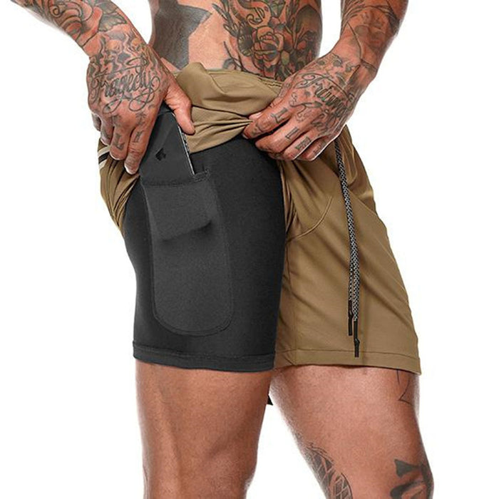 [SAMPLE] - 2-in-1 Gym Training Shorts