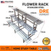 304 Stainless Steel Flower Rack Rak Bunga Bertingkat Rak Plant Rack Stand Pasu Bunga Pokok Bunga Outdoor