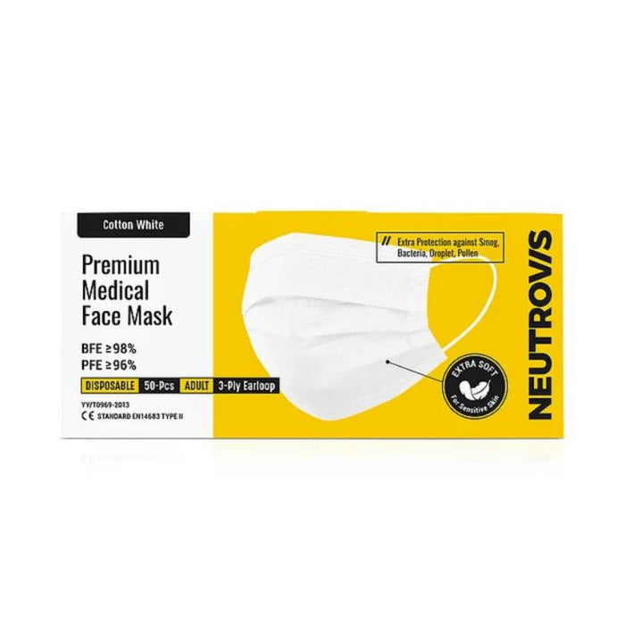 Neutrovis 3ply Premium Medical Face Mask