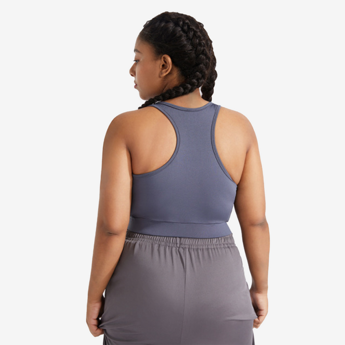 SALE - CURVVY Plus Size Side X Strap Detail Crop Tank Top