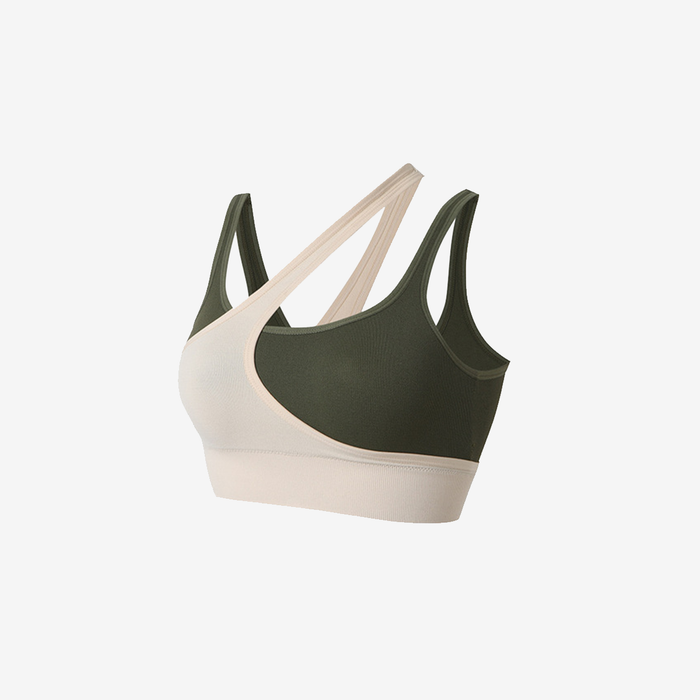 SALE - Overlay Two Tone Sports Bra