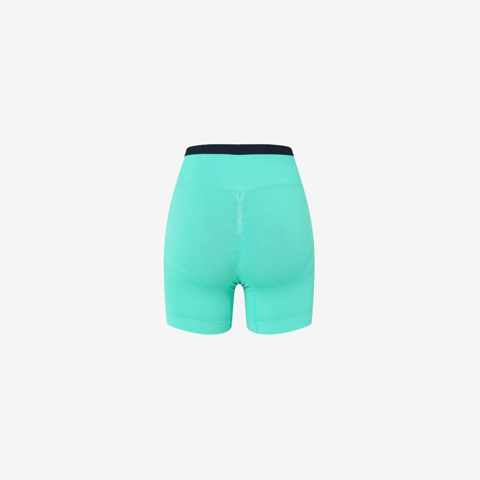 SALE - High Waist Two Tone Detail Shorts