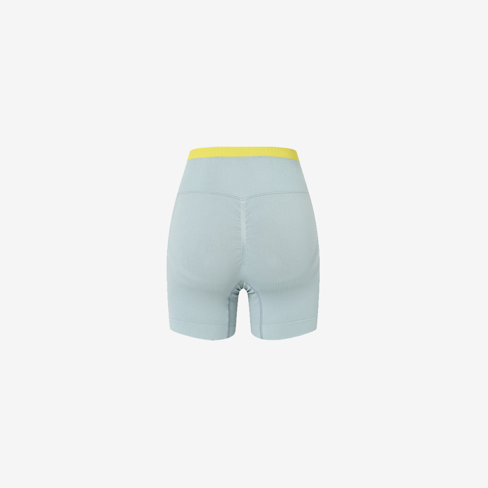 SALE - High Waist Two Tone Detail Shorts