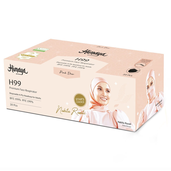 Himaya Premium Hijab Head Loop Medical Face Mask