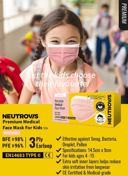 Neutrovis Kid 3ply Premium Medical Face Mask