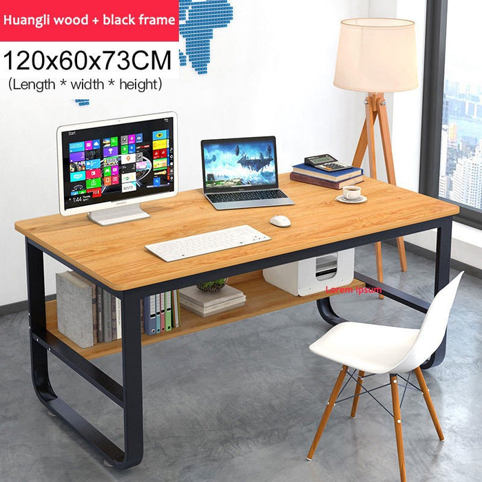 Meja Komputer Modern Study Table With Book Shelf Meja Belajar Simple Computer Table Multipurpose Office Table Home Office Desk Working Table