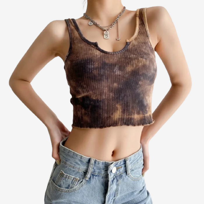 SALE - Tie Dye Cloud Crop Top