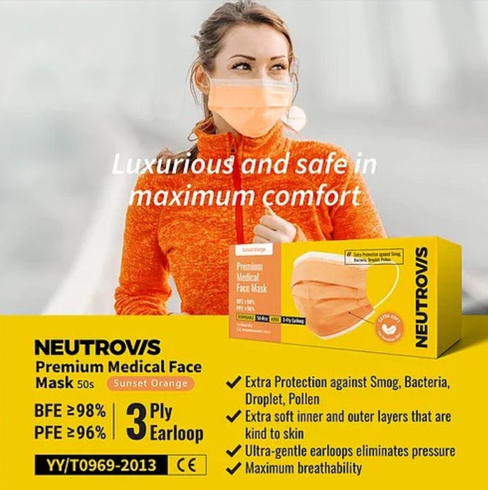 Neutrovis 3ply Premium Medical Face Mask