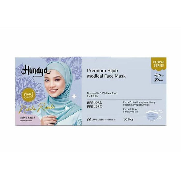 Himaya Premium Hijab Head Loop Medical Face Mask