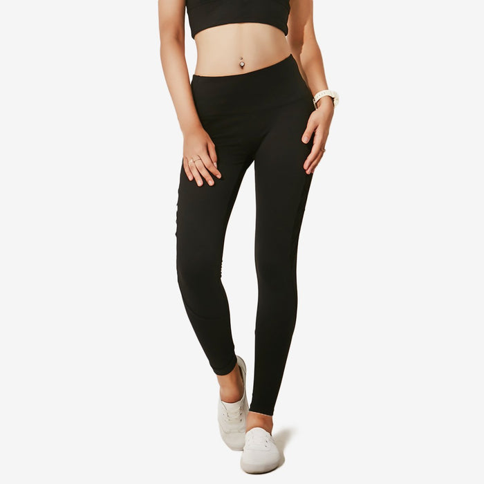 Cross Mesh Detail Legging