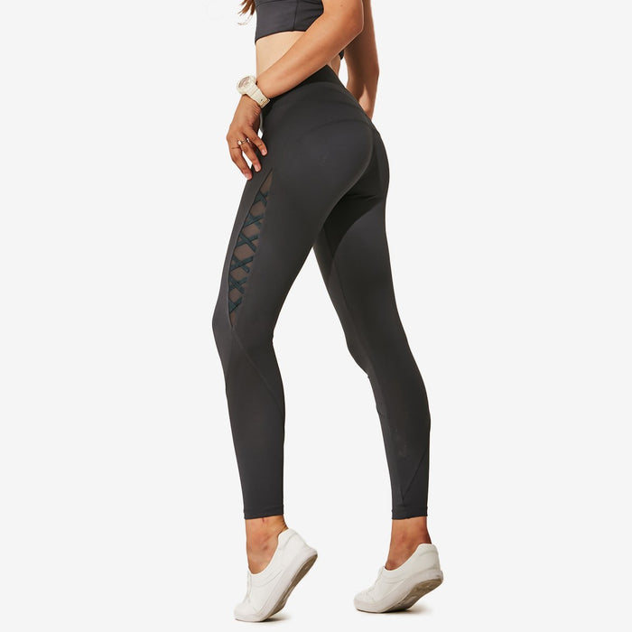 Cross Mesh Detail Legging