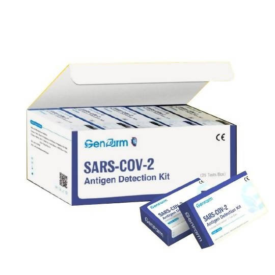 GENFARM FULL BOX 25PCS 2 IN 1 NASAL & SALIVA Covid-19 RTK Test Kit 25 TEST KITS/ FULL BOX NEWGENE