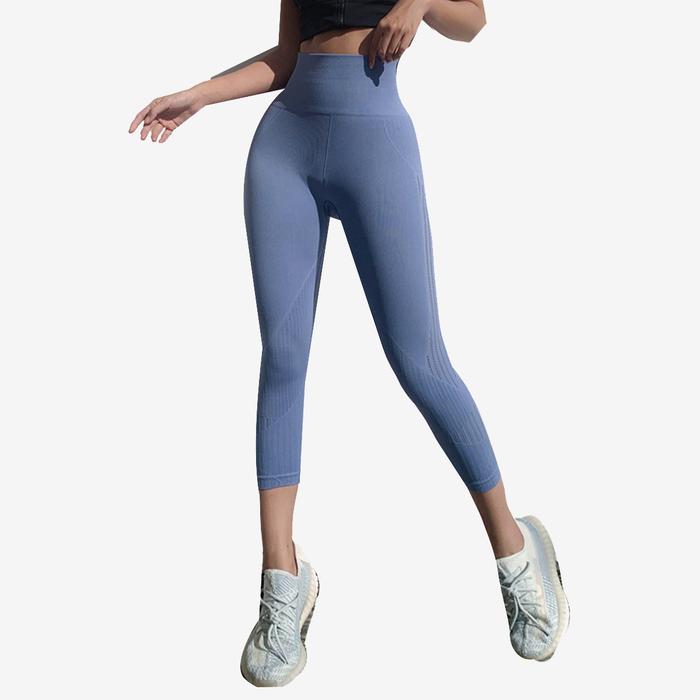 SALE - Laser Stripe Cut Sports Legging