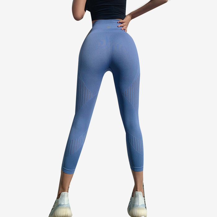 SALE - Laser Stripe Cut Sports Legging