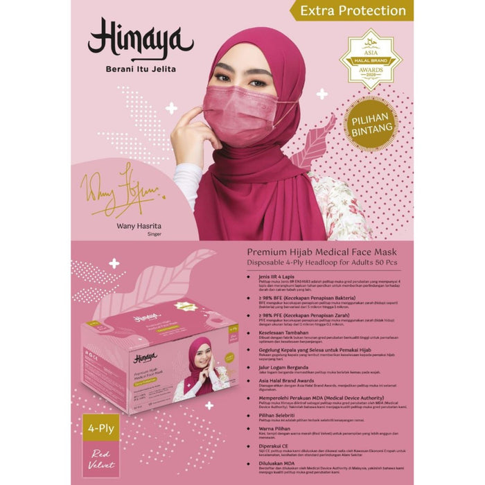 Himaya Premium Hijab Head Loop Medical Face Mask