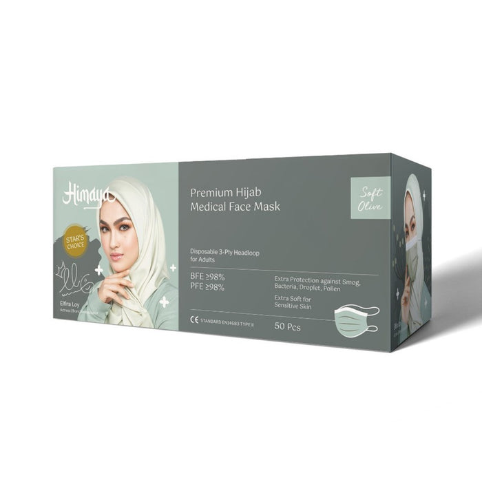 Himaya Premium Hijab Head Loop Medical Face Mask