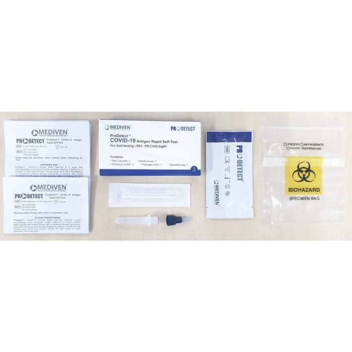 GENFARM FULL BOX 25PCS 2 IN 1 NASAL & SALIVA Covid-19 RTK Test Kit 25 TEST KITS/ FULL BOX NEWGENE