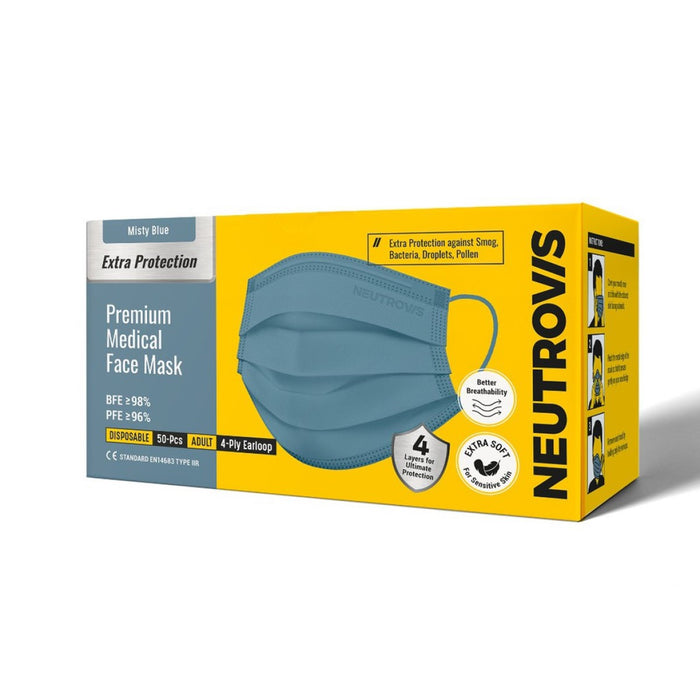 Neutrovis 4ply Premium Medical Face Mask