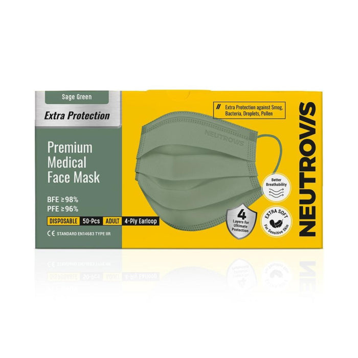 Neutrovis 4ply Premium Medical Face Mask