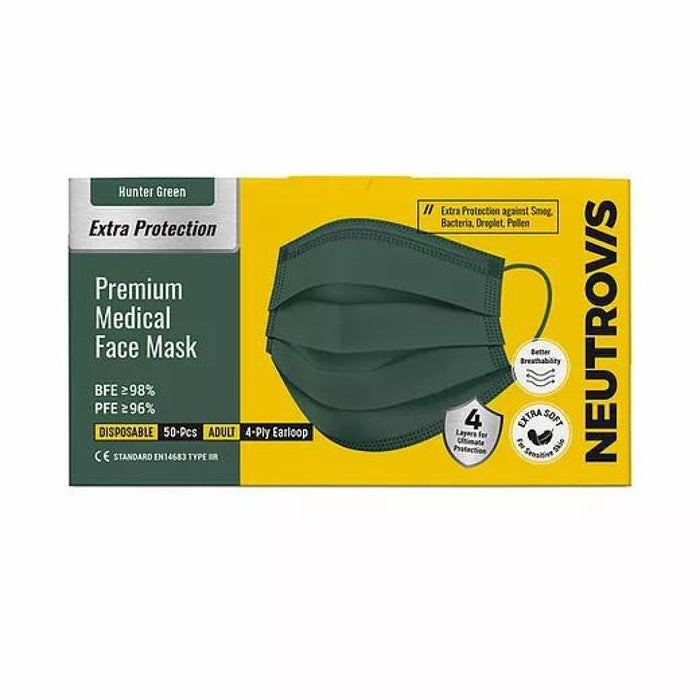 Neutrovis 4ply Premium Medical Face Mask