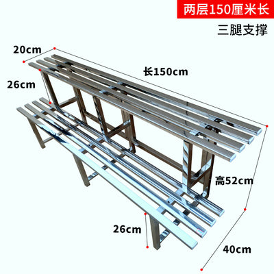 304 Stainless Steel Flower Rack Rak Bunga Bertingkat Rak Plant Rack Stand Pasu Bunga Pokok Bunga Outdoor