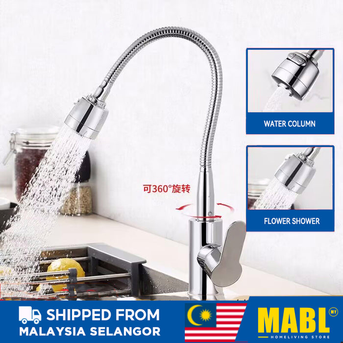 Kitchen Basin Tap Available Faucet 304  Stainless SteelSink Water Tap  Mixing Taps Available360°Swivel Pull Out Faucet Tap Sensor