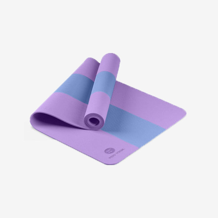 Dual-Colour TPE Anti-Slip Yoga Mate -8mm