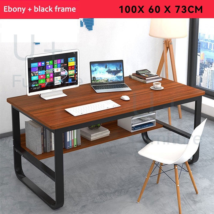 Meja Komputer Modern Study Table With Book Shelf Meja Belajar Simple Computer Table Multipurpose Office Table Home Office Desk Working Table