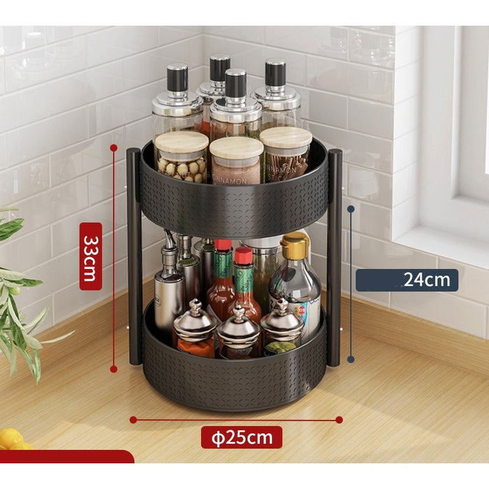 [In Stock] Kitchen Rack Microwave Rack Adjustable Storage Rack Kitchen Organizer Rak Dapur Kitchen Cabinet Spice Rack