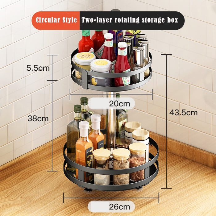 [In Stock] Kitchen Rack Microwave Rack Adjustable Storage Rack Kitchen Organizer Rak Dapur Kitchen Cabinet Spice Rack