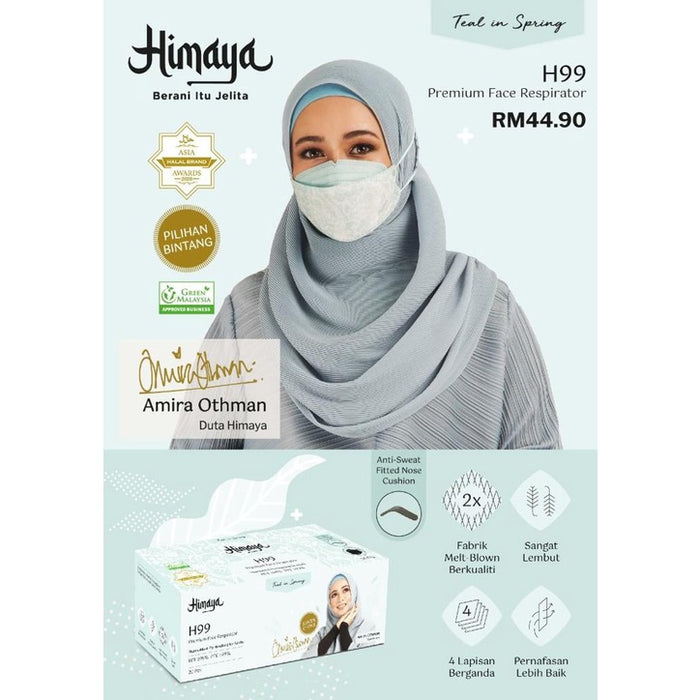 Himaya Premium Hijab Head Loop Medical Face Mask